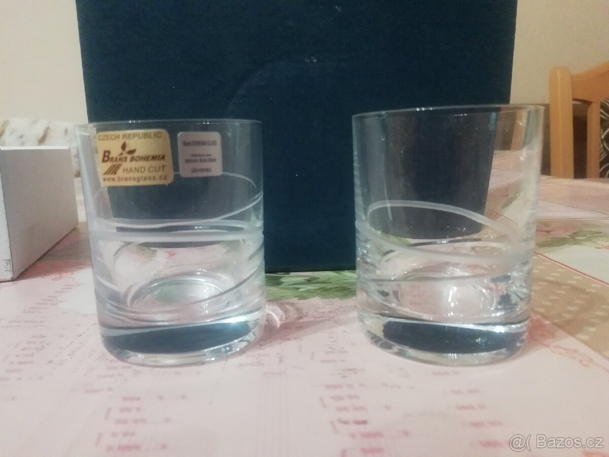 Křišťálové sklenice broušené - 2
