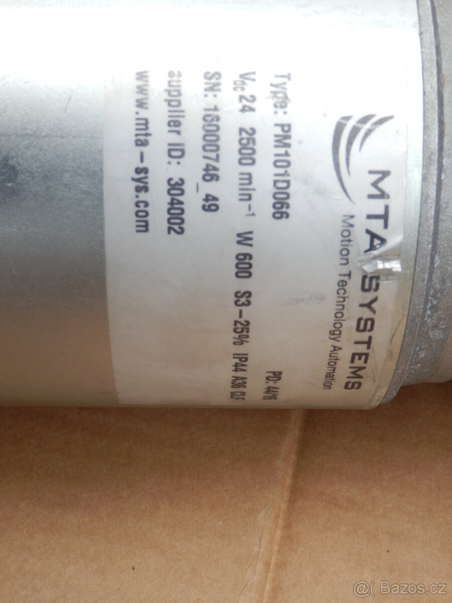 Elektromotor s převodovkou 600W 24V - 2