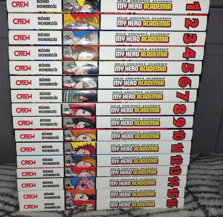 MANGA 16x Moje hrdinská akademie My hero academia - 2