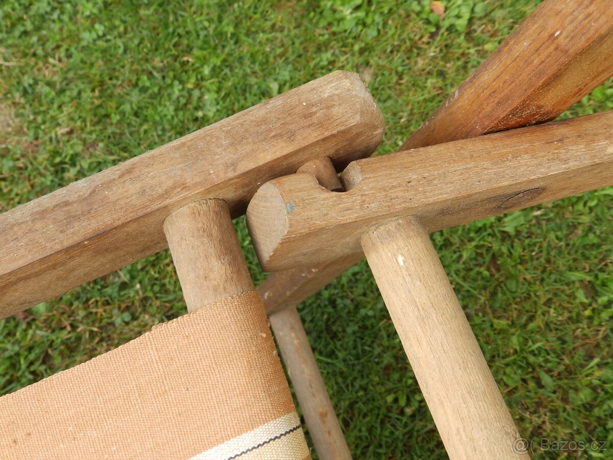 lehátka retro skládací - 2