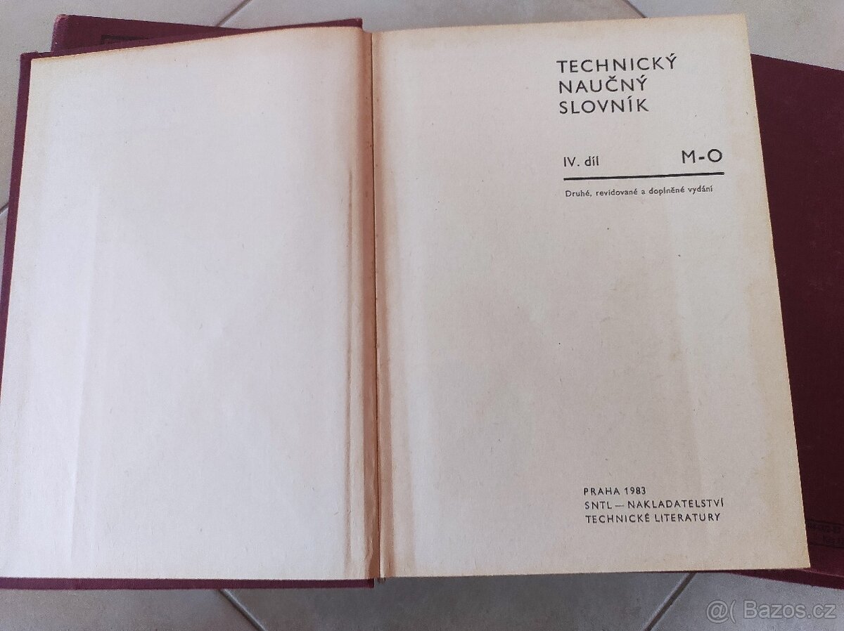 Technický naučný slovník .- komplet 7 dílů - 2