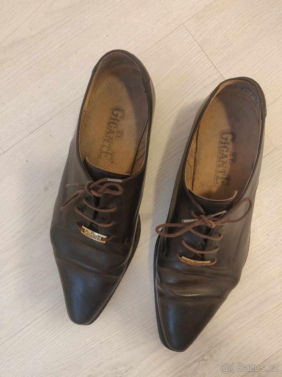 Elegantní kožené boty Gigante – velikost 43 - 2