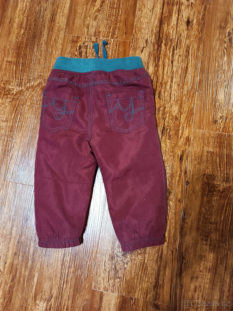 super zateplené kalhoty pro holčičku - 2