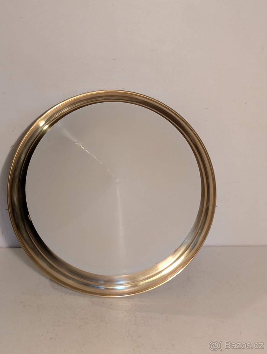 mosazný lustr, stropnice, lampa, Art Deco stínidlo - 2