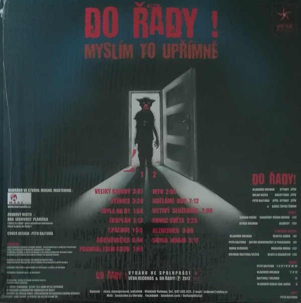 Do Řady – Myslím to upřímně (LP) - 2
