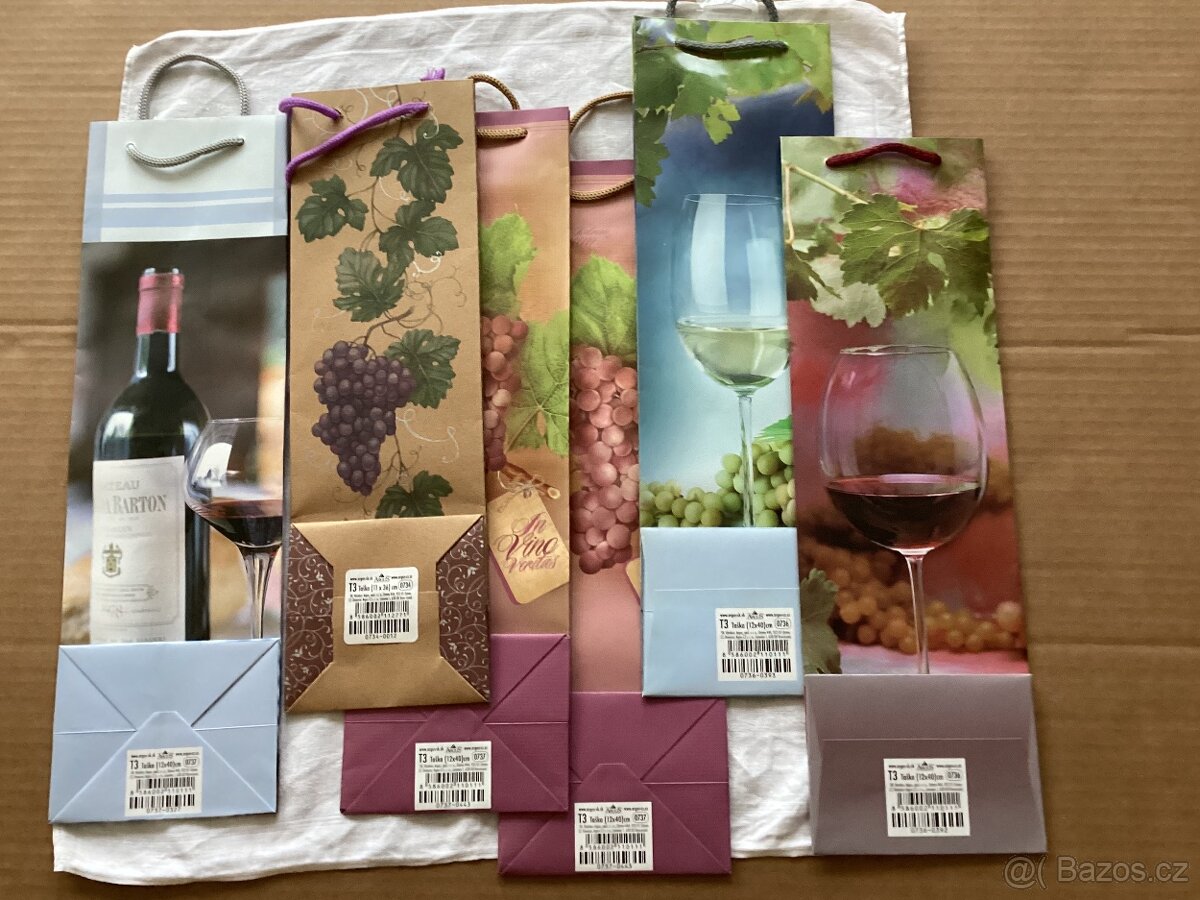dárkové tašky na víno - 2
