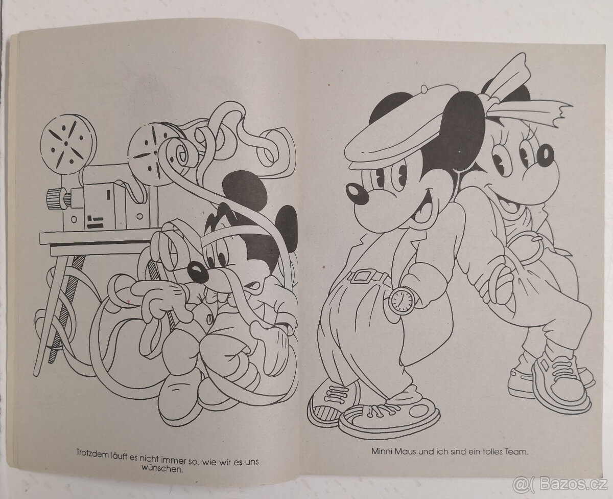 Retro Omaľovánka Hollywood Mickey - 2