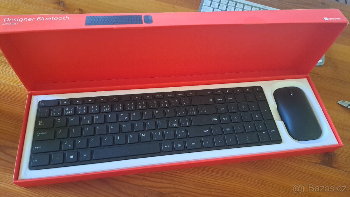 Klávesnice CZ Microsoft Designer Keyboard + Myš bluetooth - 2