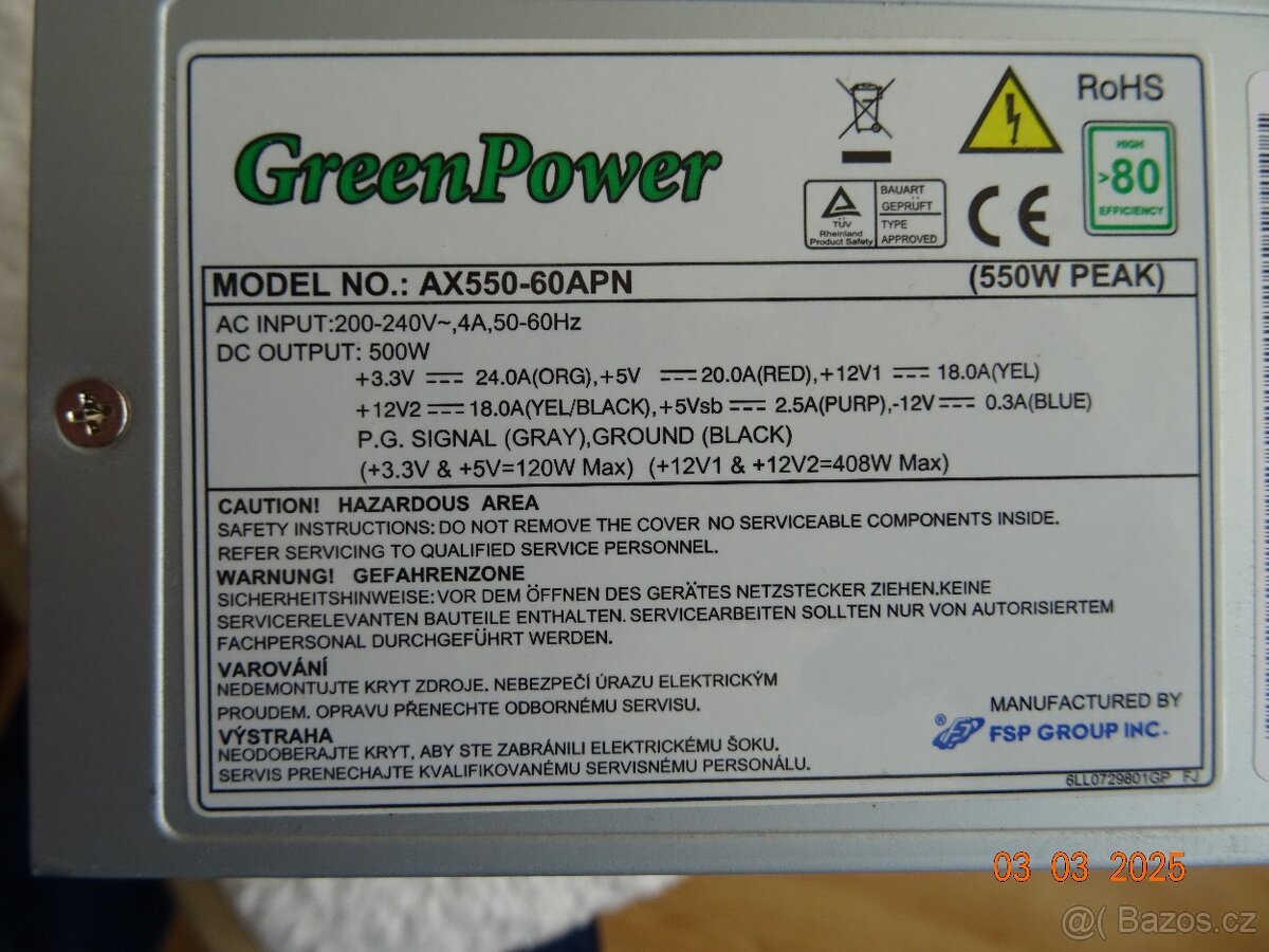 ATX PC zdroj - 2