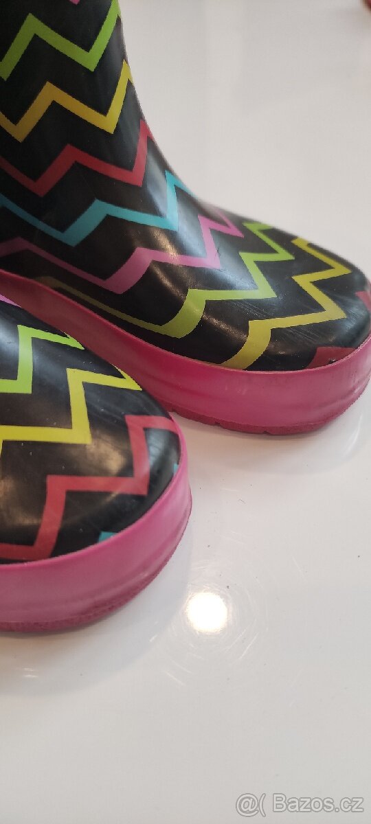 Dívčí gumáky, holínky, vel. 25 - 2