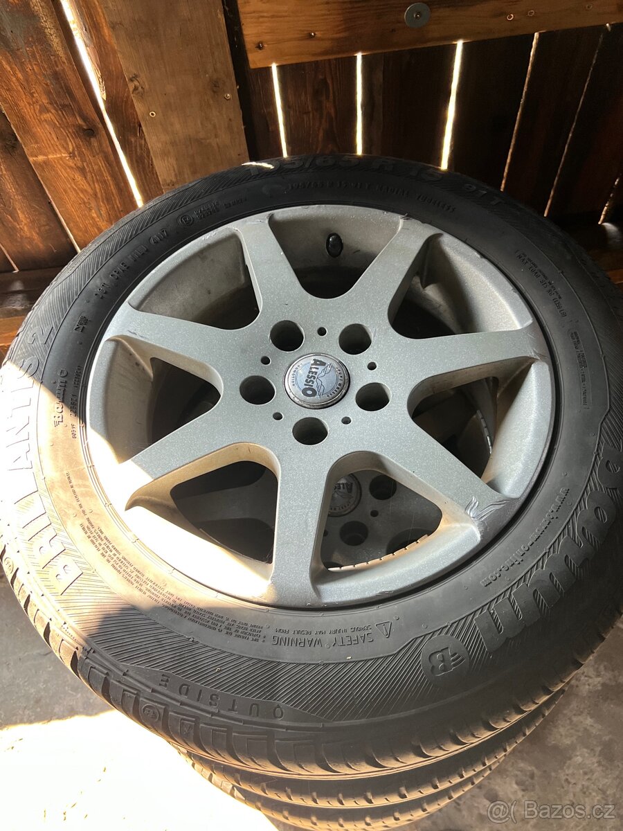 195/65 Pneu + disky 5x110 - 2