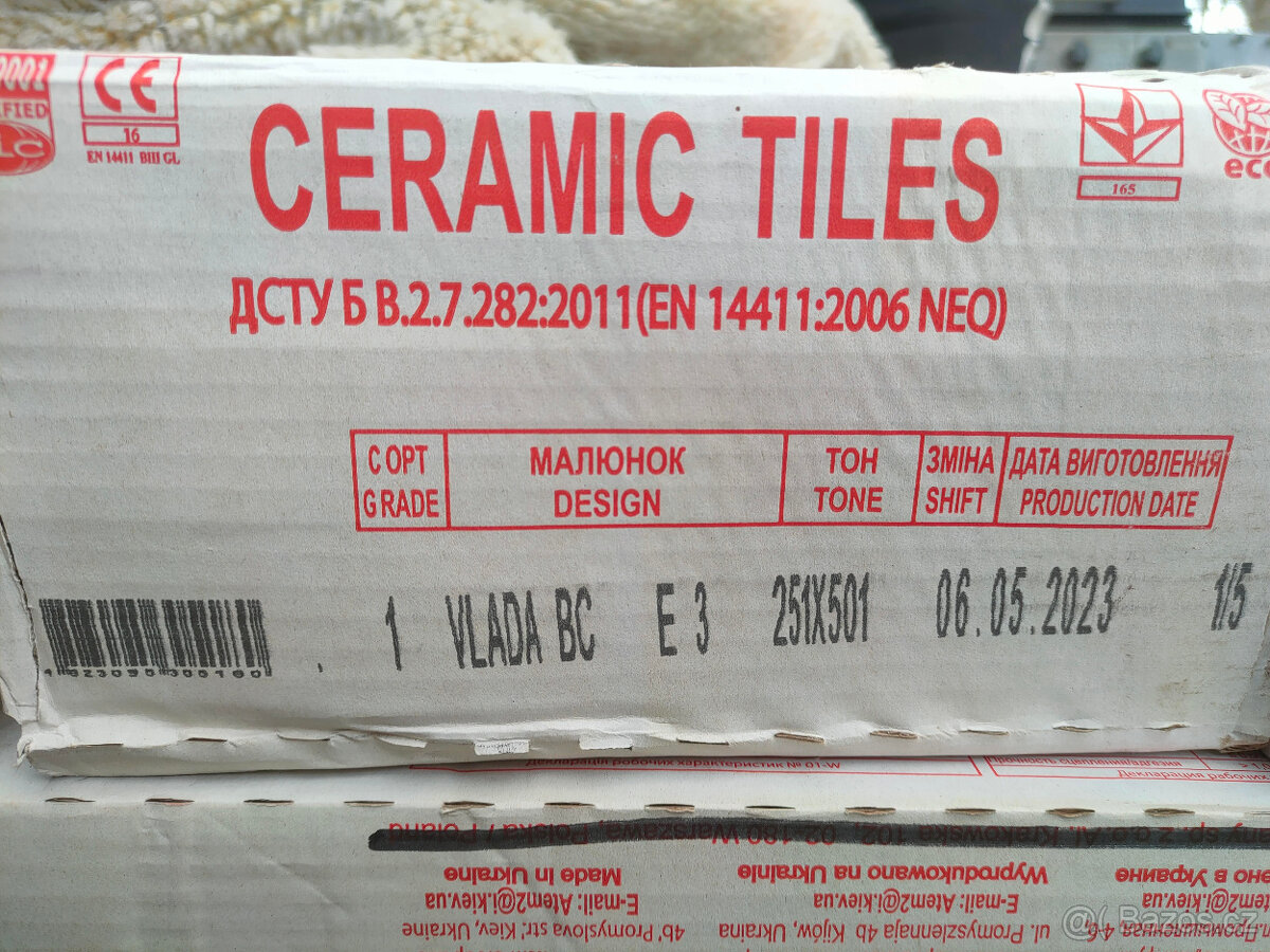 Prodám cca 9m2 dlažby VLADA BC 50x25cm - 2