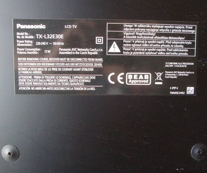 Televizor Panasonic TX-L32E30E Viera - 2