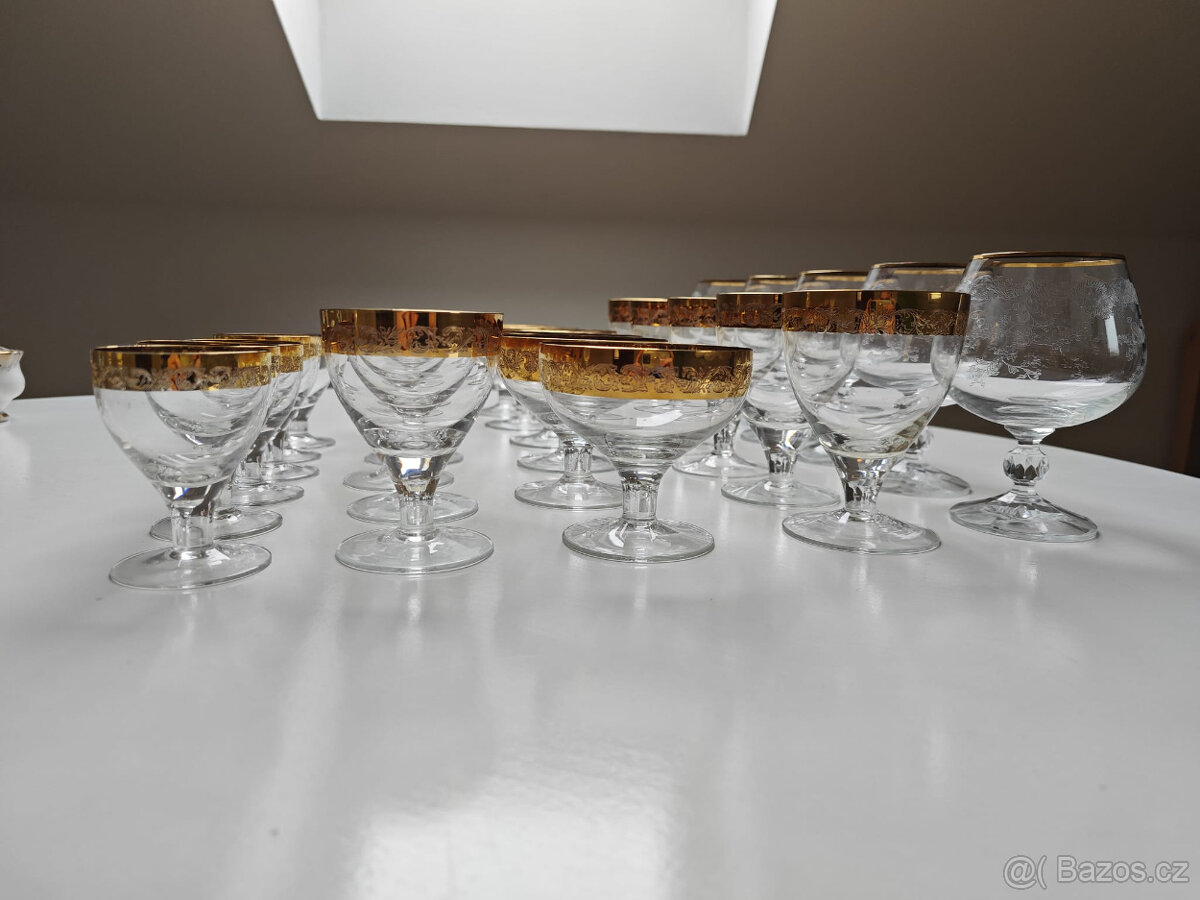 Sada ozdobných skleniček - 2