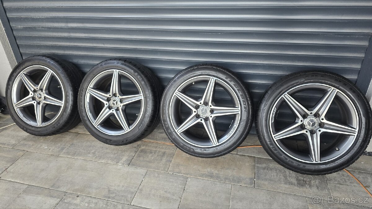 Alu kola a zimní pneu Mercedes 18" AMG - 2