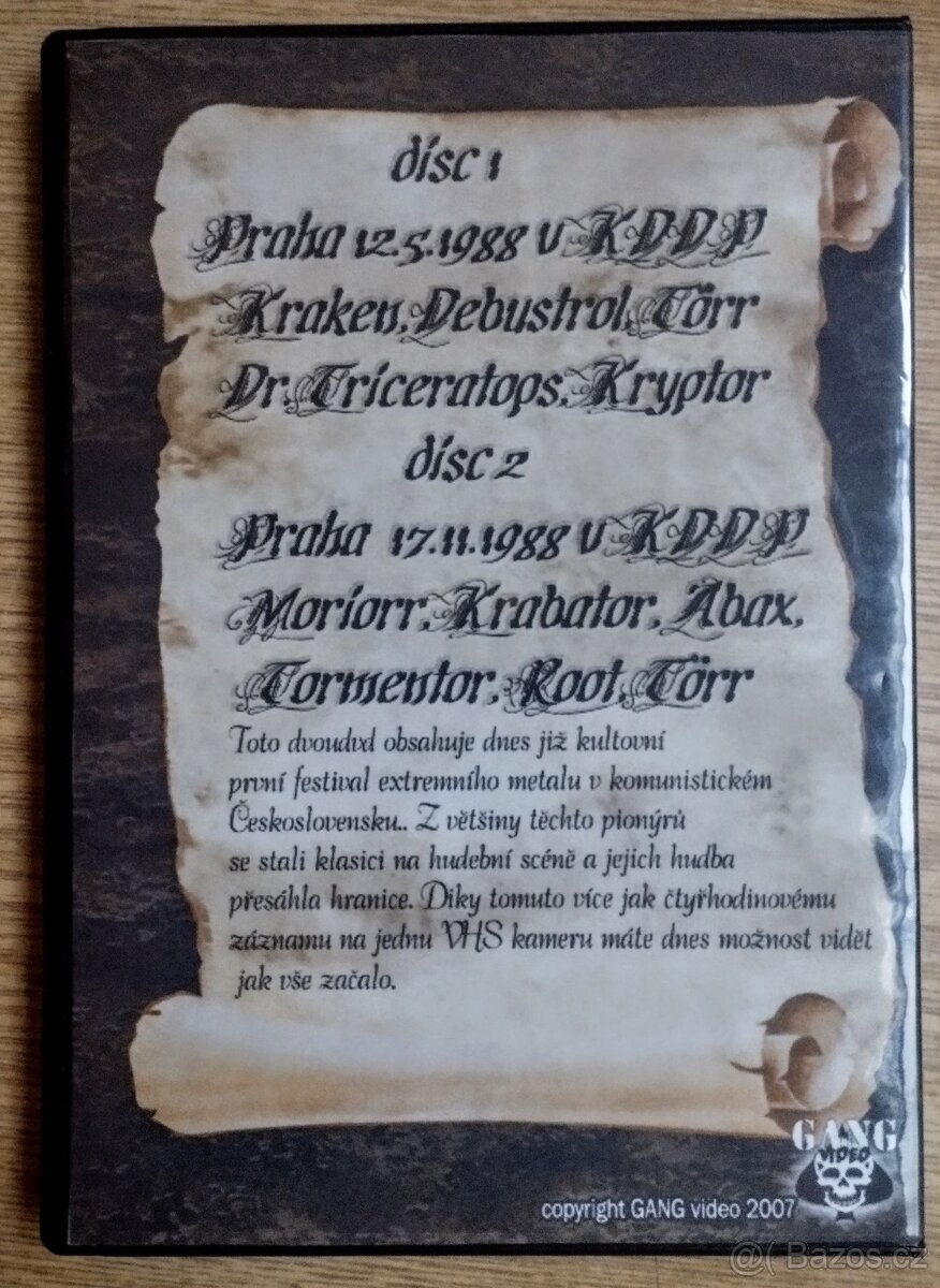 Death Metal Fest 1988 vol 1+2 (2 DVD) - 2