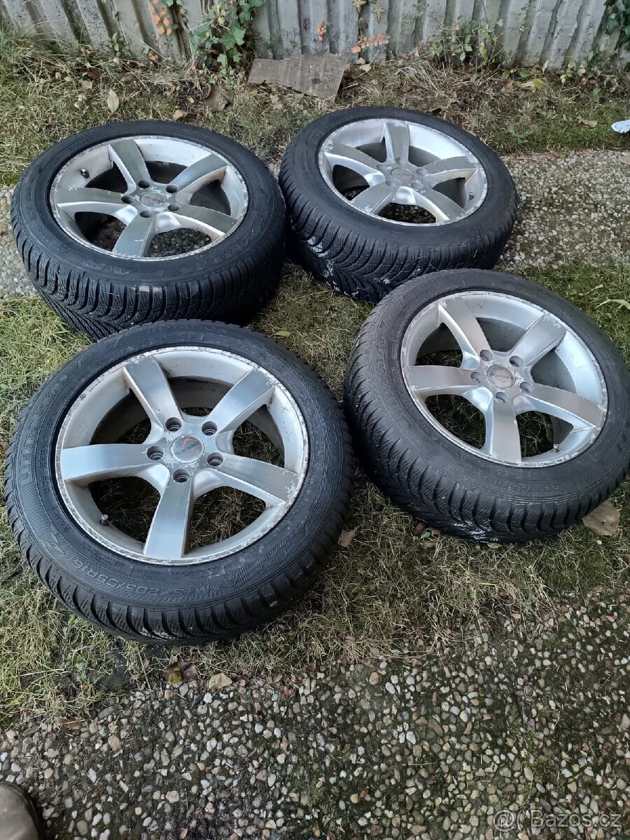 Zimní ALU sada kol VW golf 6 VI 205/55 R16 - 2