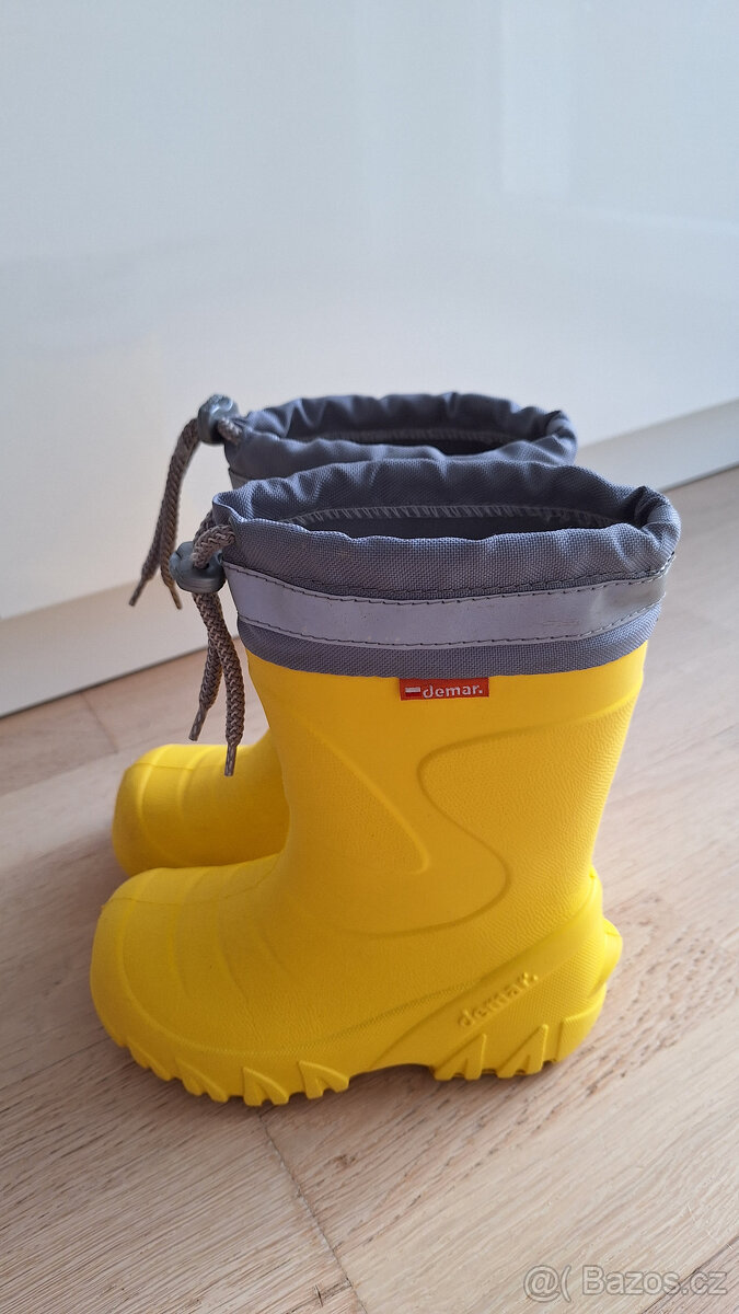 Demar dětské zateplené holínky MAMMUT vel.26/27 - 2
