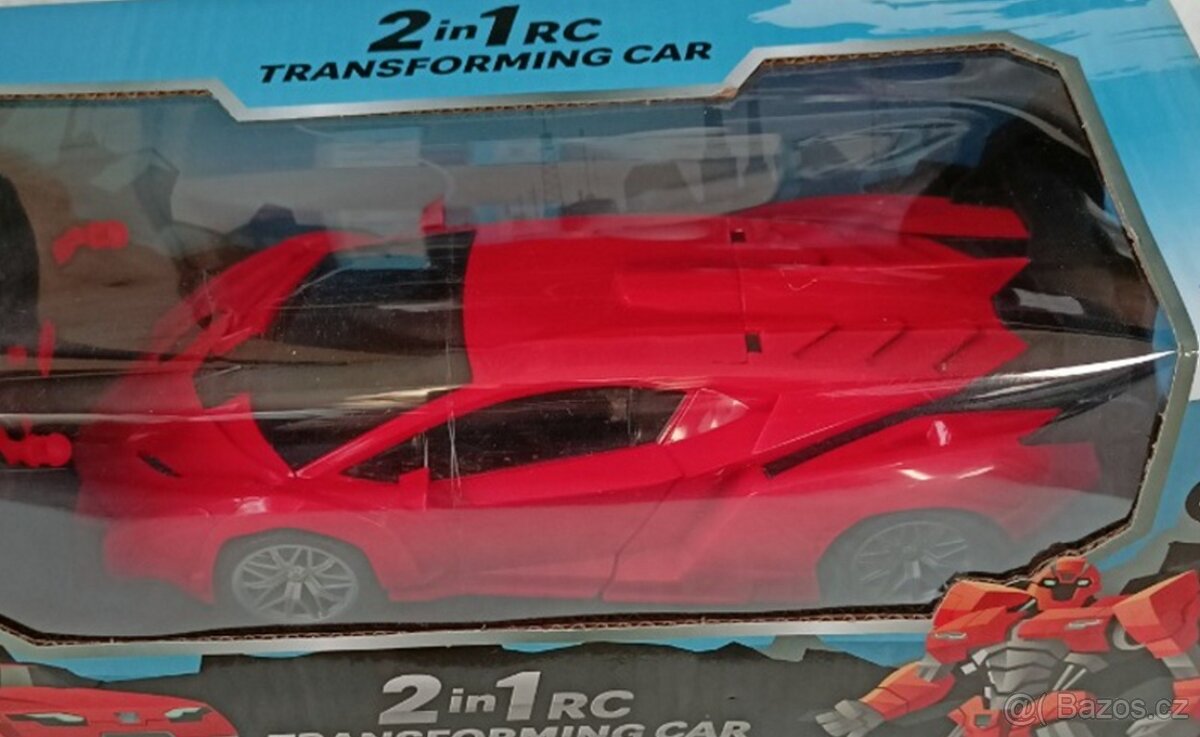 Nové RC transformující auto 2 v 1 - auto / robot - 2