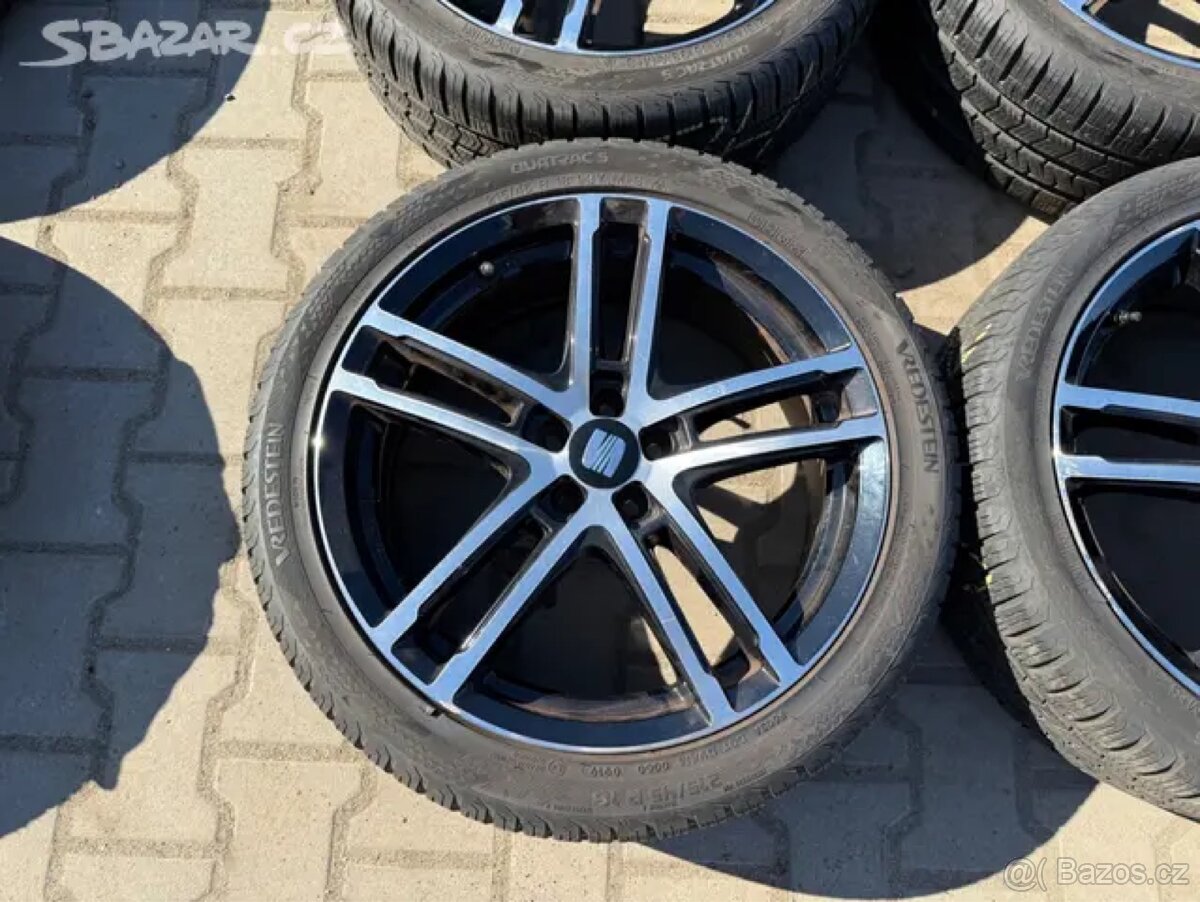 4x al kola 5x100 18 + pneu celoroční 215/45 R18 - 2