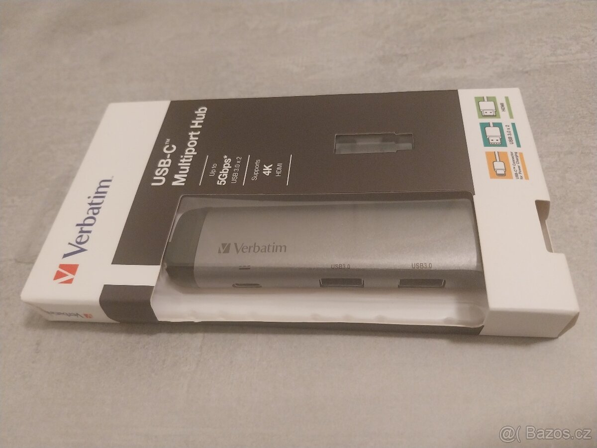 Verbatim Hub multiport USB- USB-C, Hdmi - 2