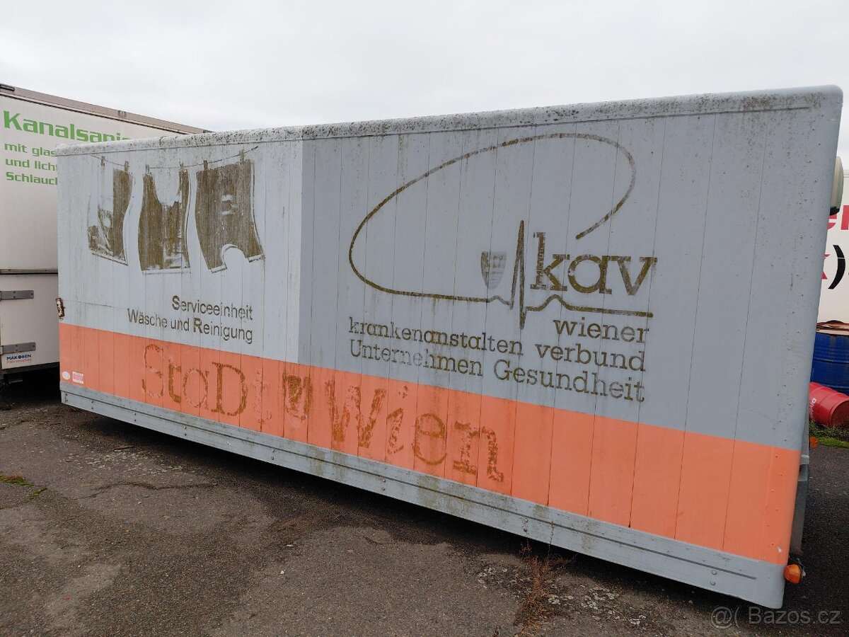 Skříň - buňka - sklad - garáž 5,3m hliník - 2