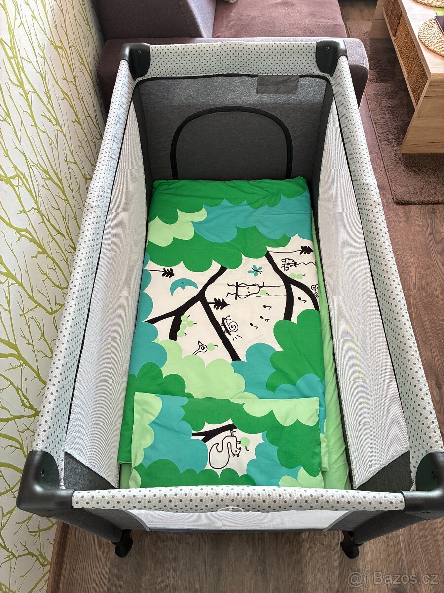 Dětská postýlka Kinderkraft LEODY Grey se zárukou - 2