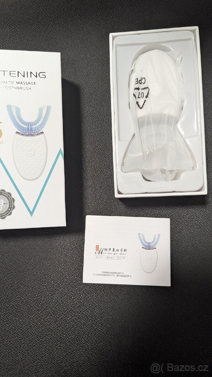 Elektrický kartáček ve tvaru U WingFly bílá - 2