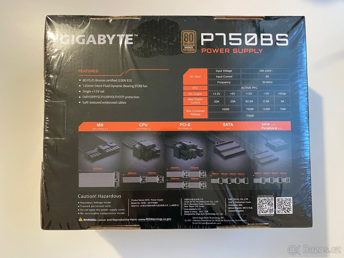 Zdroj GIGABYTE 750W - 2