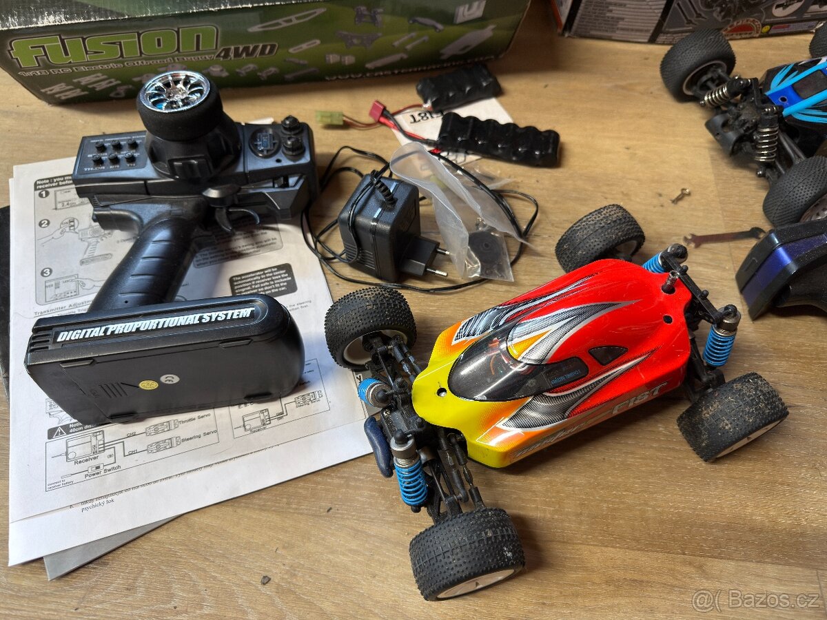 2x buggy 1/18 RC 2.4GHZ - 2