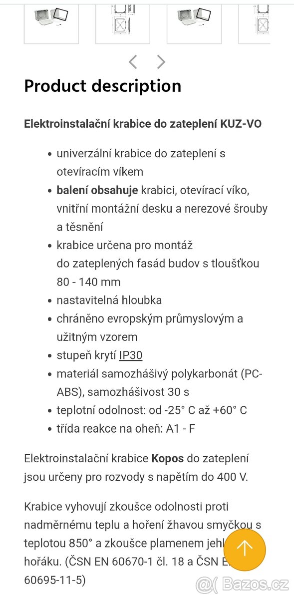 Elektroinstalační krabice do zateplení - 2