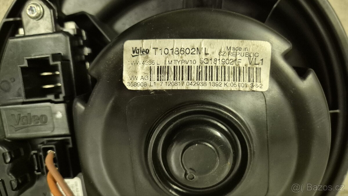 Ventilátor topení škoda octavia 3 - 2