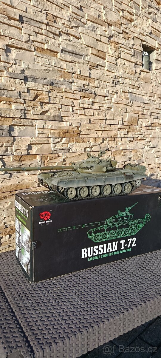 Tank T-72, měřítko 1/16 - 2
