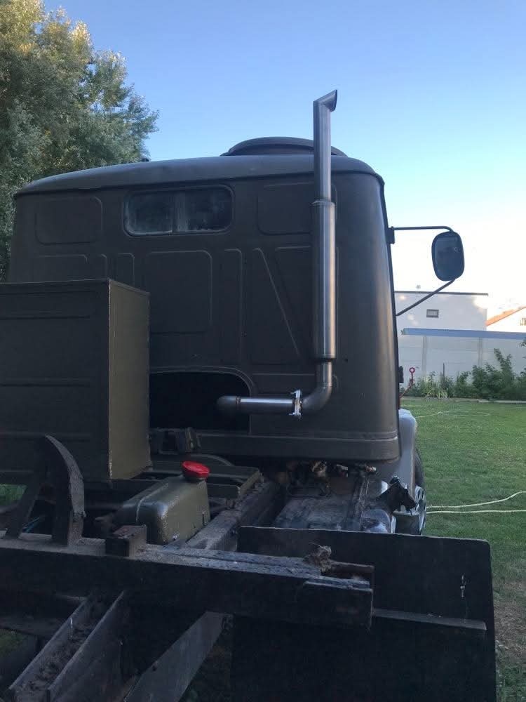 Nerezový výfuk Praga V3S - 2