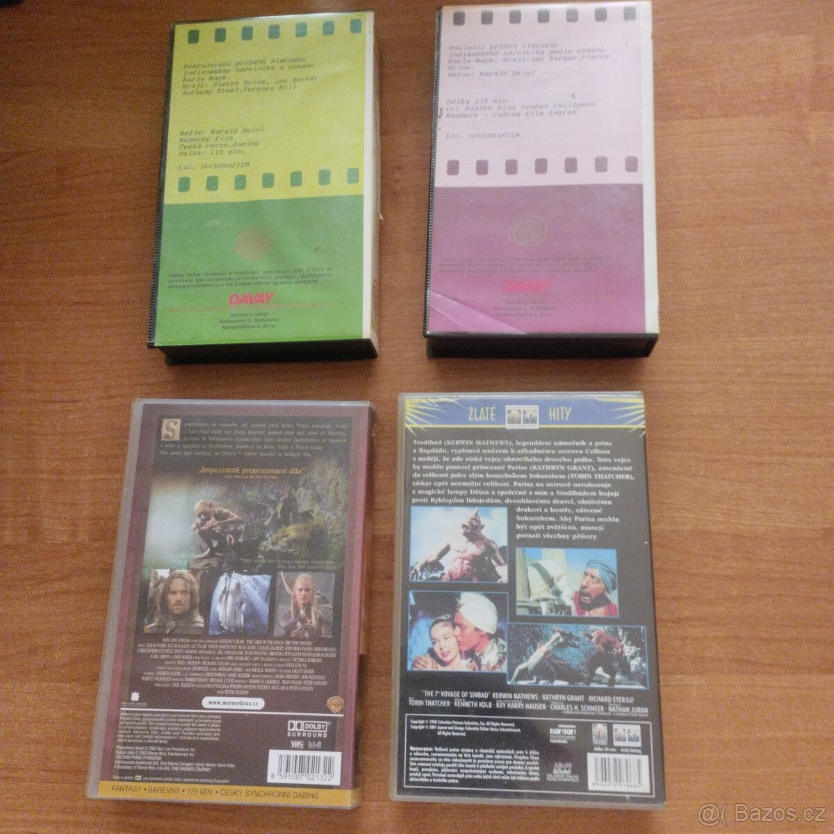 4 x VHS originál - 2