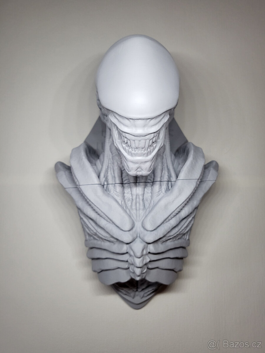 3D socha Aliena/Xenomorpha na zeď - 2