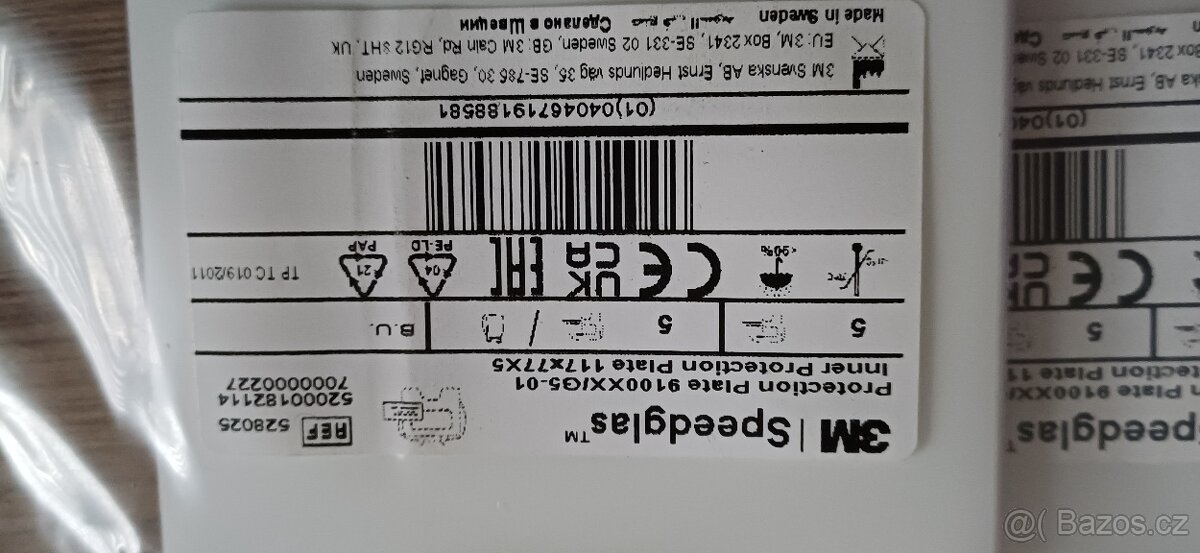 Speedglas Vnitřní ochranná fólie 9100XX/G5-01/03 - 2