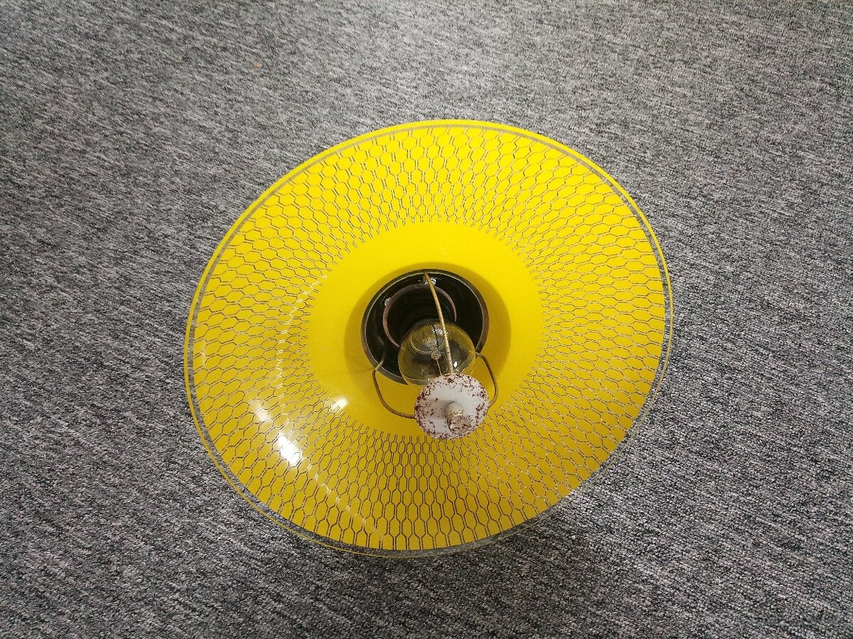 Retro starý lustr , svítidlo , světlo - 2