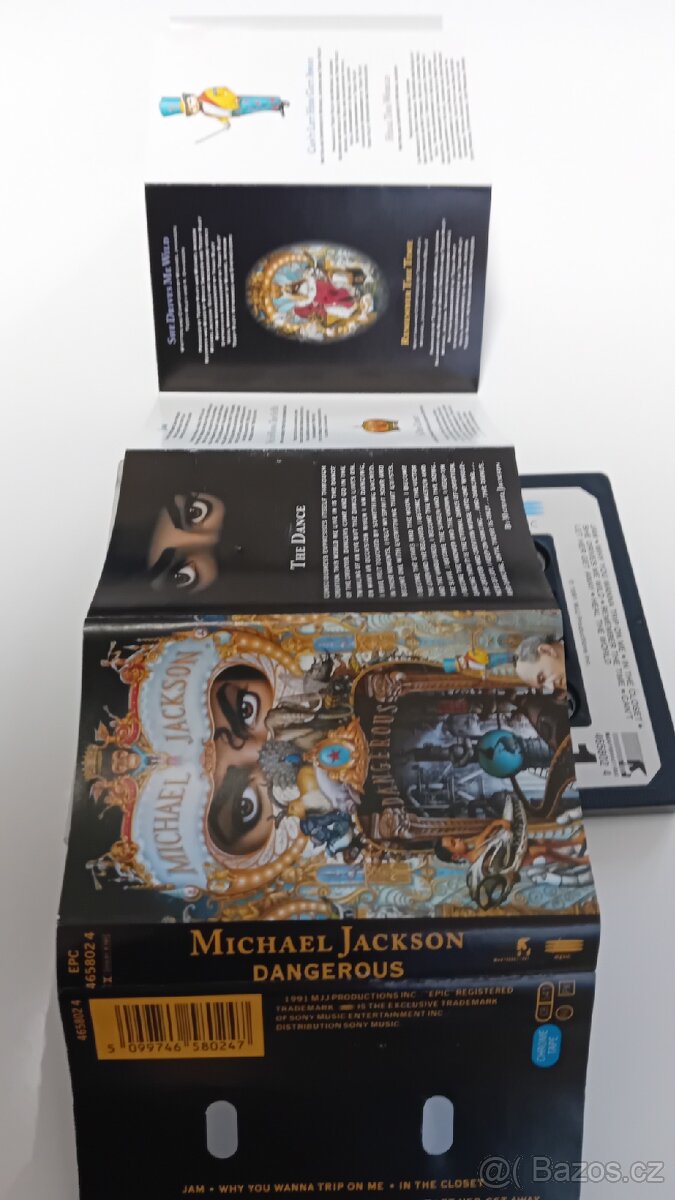 Mc kazeta Michael Jackson-Dangerous - 2