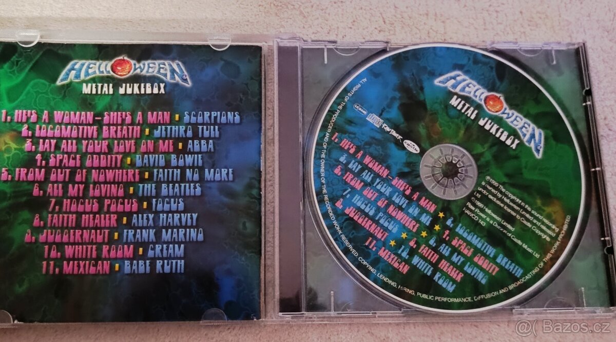 Prodám first vydání CD HELLOWEEN - METAL JUKEBOX - 2