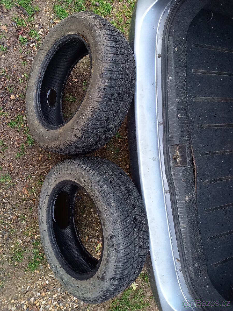 2 ks zimní pneu Barum Polaris 185/65/R15 - 2