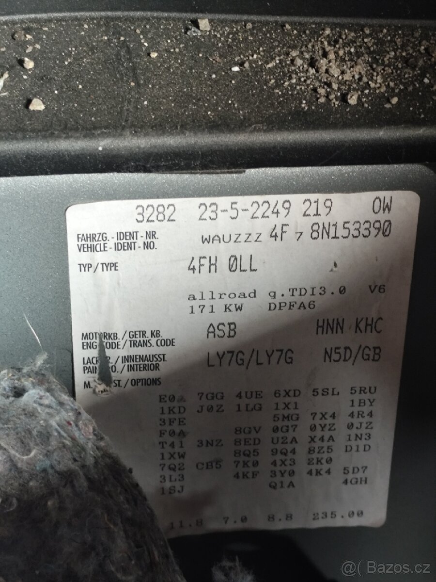 Dily Audi A6 4f Allroad 3.0tdi - 2