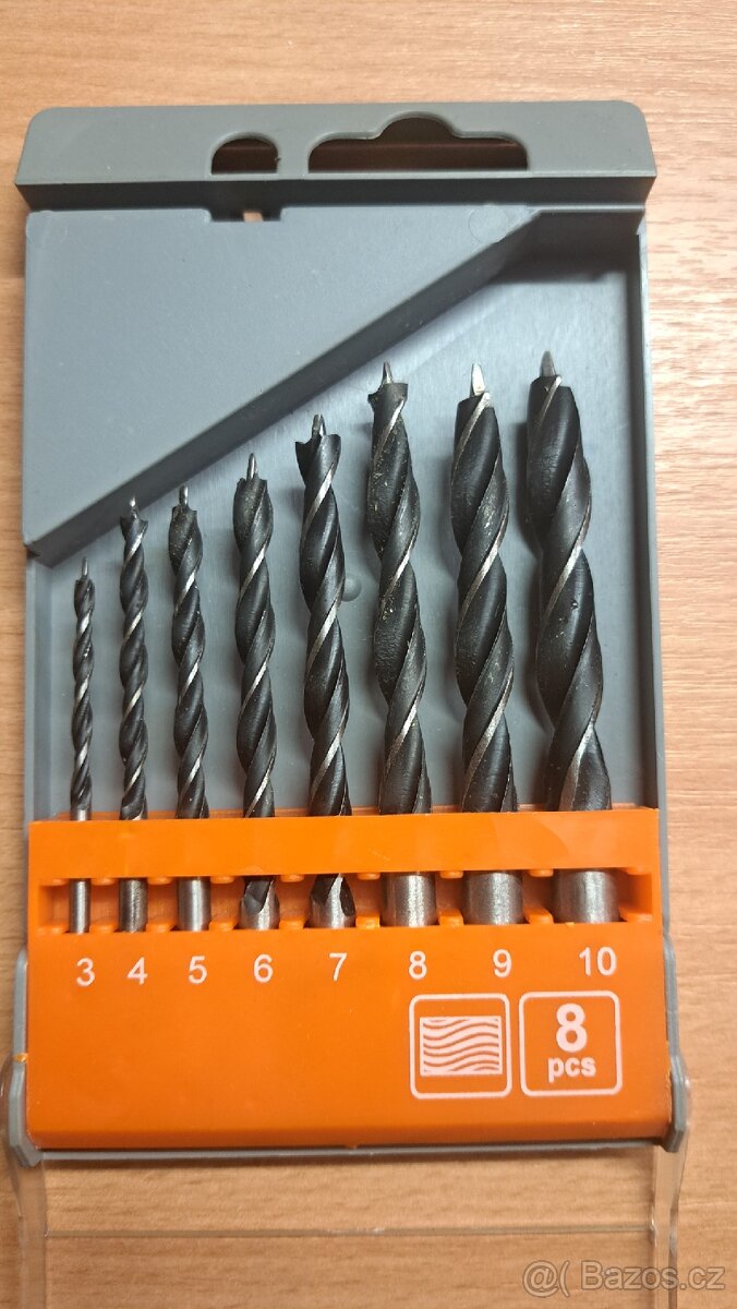 Sada 8 vrtáků do dřeva značka Sthor - 2