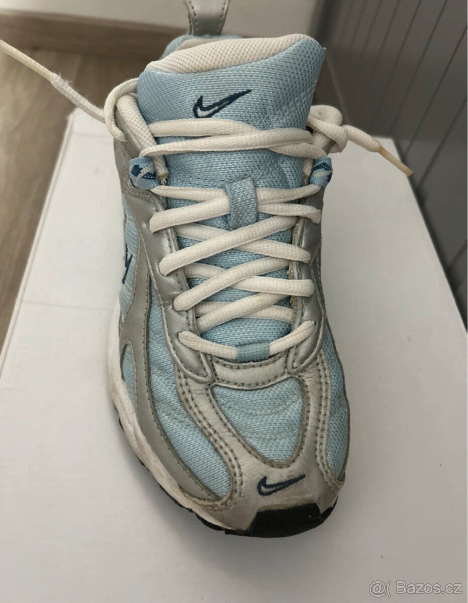 1. Nike Xccelerator Y2K Retro modro-bílé-stříbrné 36 ✅ - 2