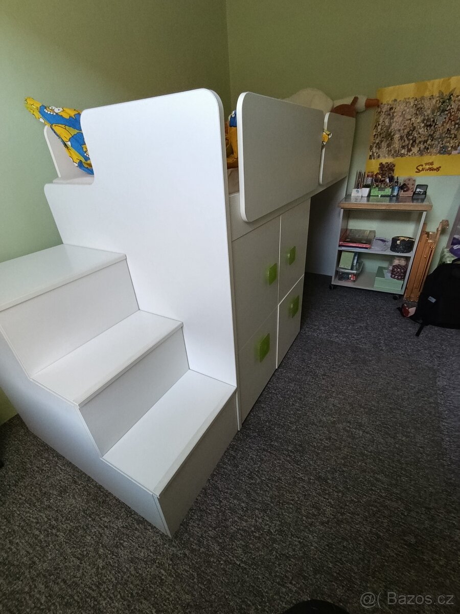 Dětská vyvýšená postel - 2