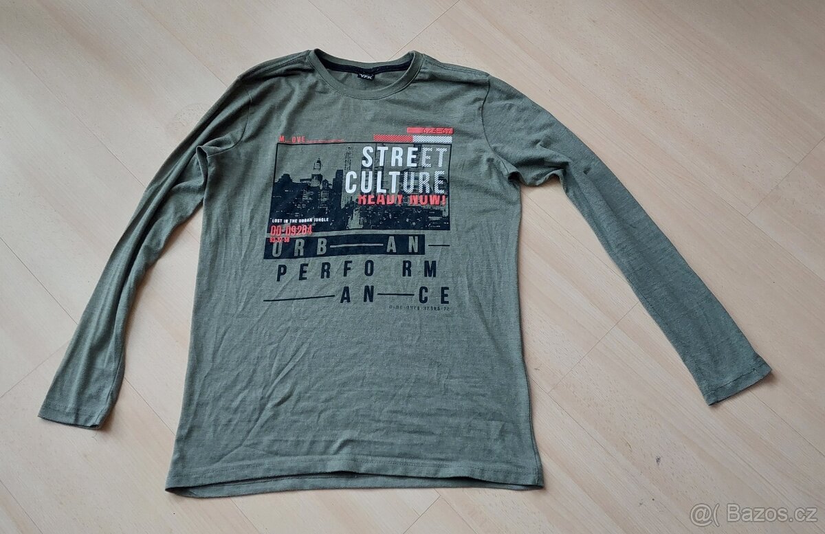 Dětské triko, tričko vel.158-164 s dlouhým rukávem - 2