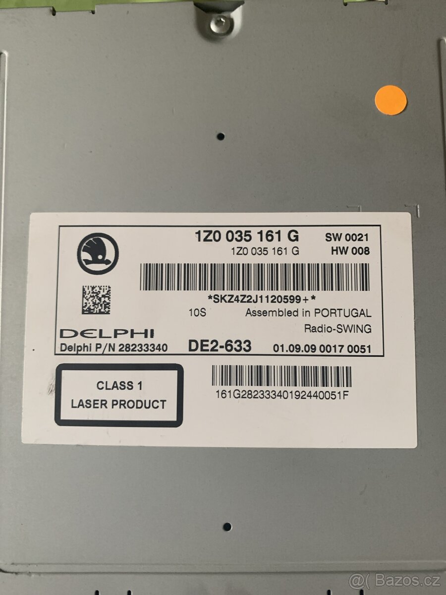 Autorádio Škoda Sleva - 2