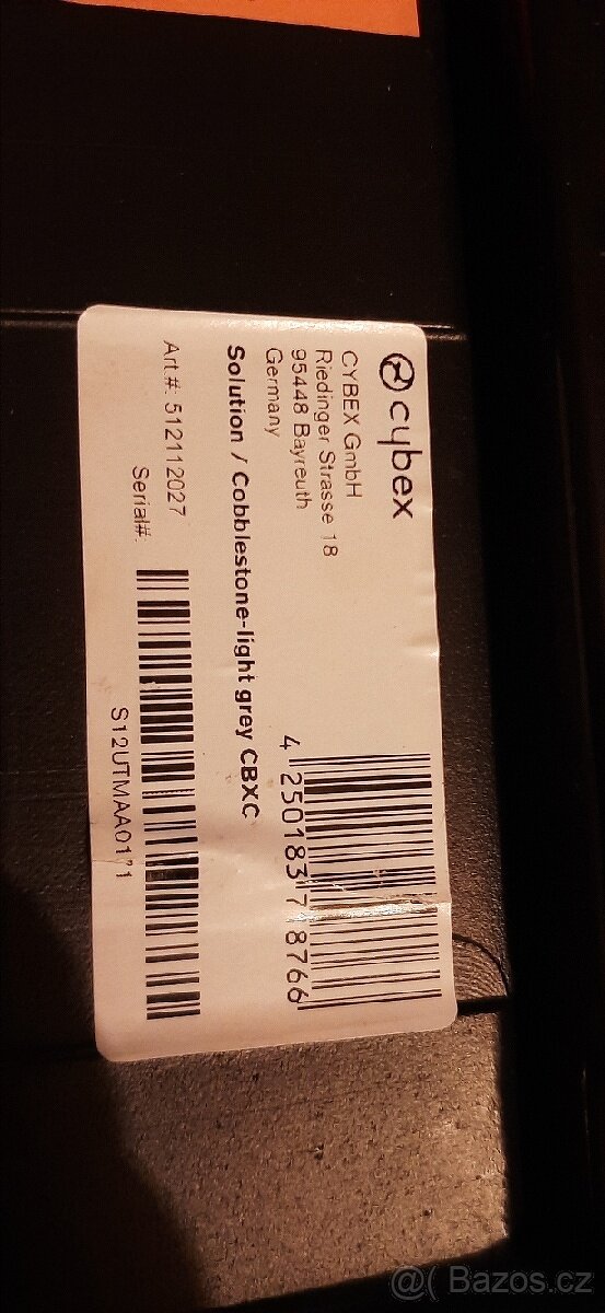 Dětská autosedačka 15-36kg cybex - 2