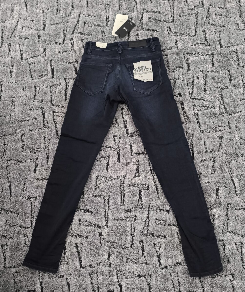 Nové pánské, chlapecké džíny zn. Gabba super Slim Fit, - 2