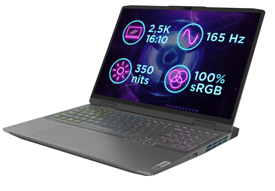 Lenovo LOQ 16":Ryzen 7 8845HS,16GB,SSD 1TB,RTX4050 6GB - 2